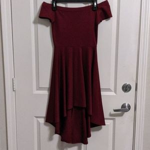 Cold shoulder dress